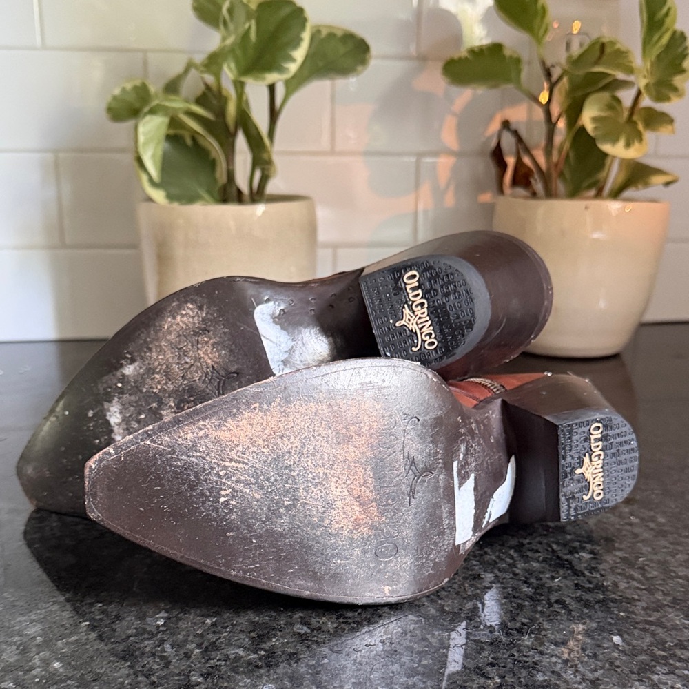 Old Gringo Brown Leather Cutout Ankle Booties - Picture 3 of 5